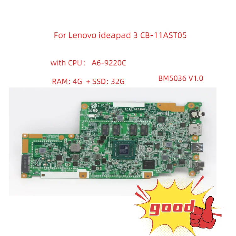 Lenovo Ideapad 3 CB-11AST05 Ʈ , BM5036 V1.0, CPU A6-9220C RAM 4G SSD 32G 100% ׽Ʈ ۾